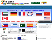 Tablet Screenshot of cool-group.net
